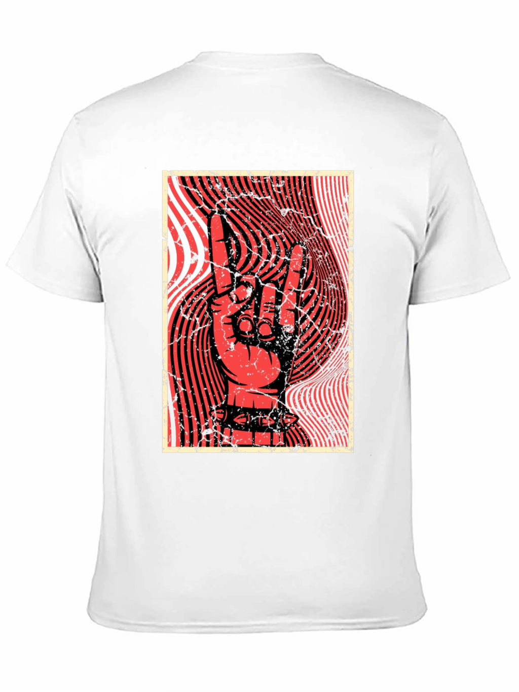 Rock On Hand Graphic Tee - Black