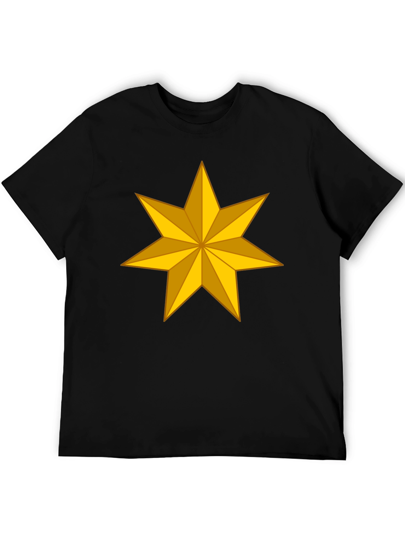 Golden Star Graphic Tee - Stylish Casual Wear