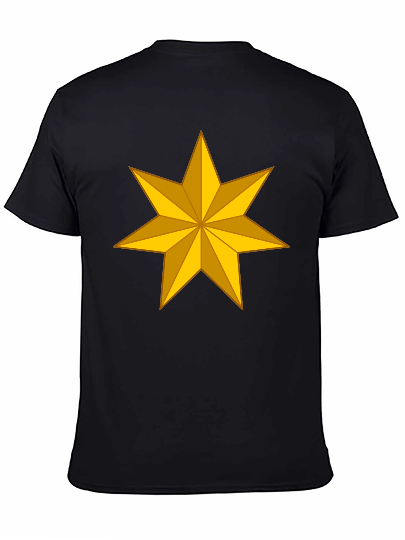 Golden Star Graphic Tee - Stylish Casual Wear