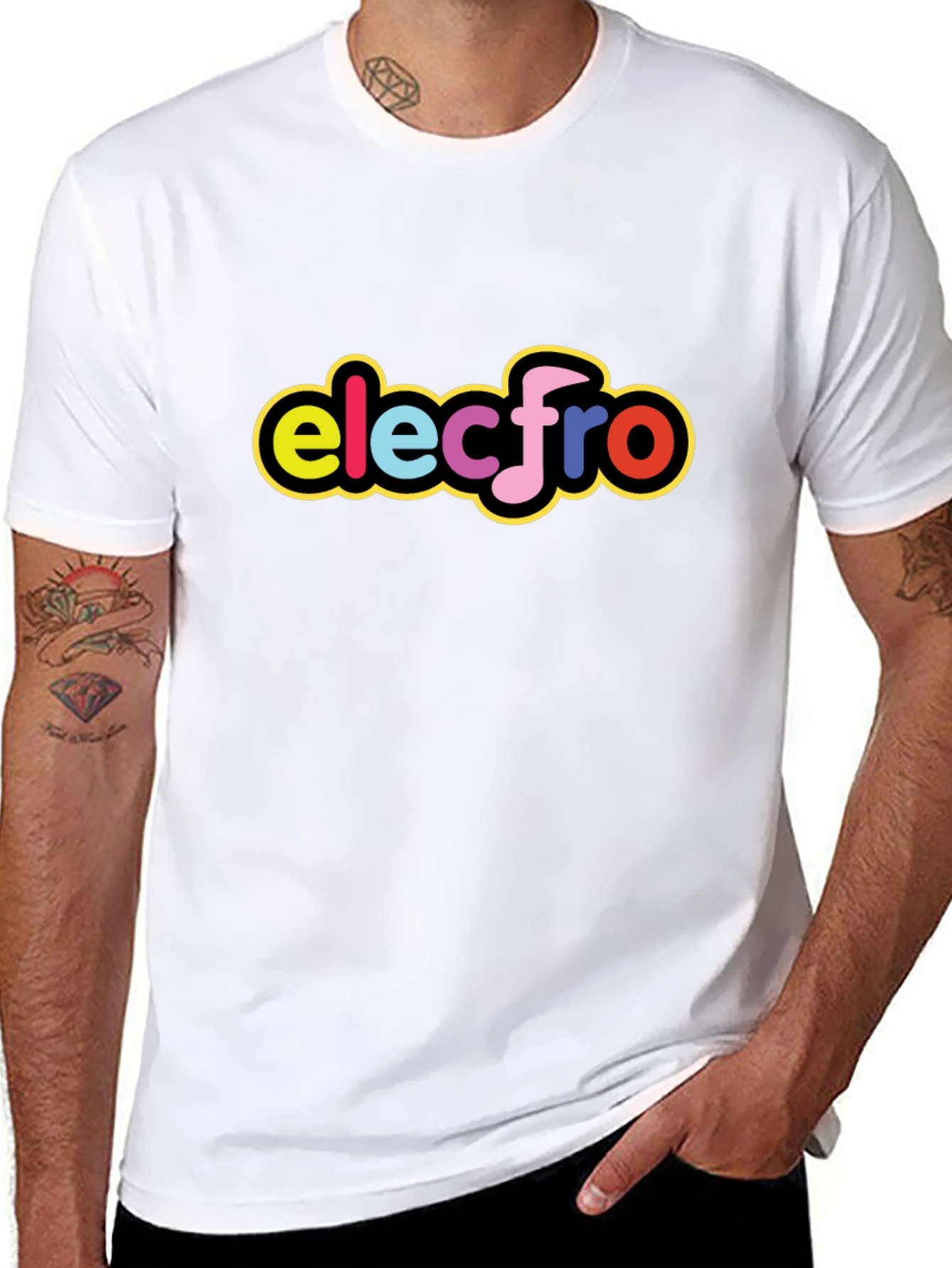 Electro Music T-Shirt - Colorful Design