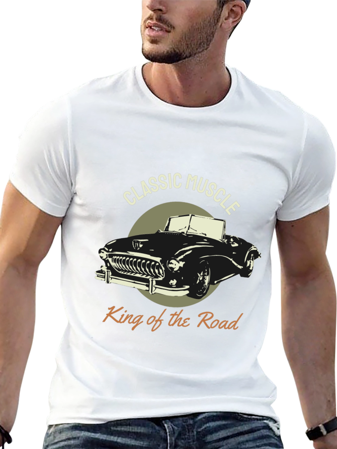 Classic Muscle Car T-Shirt - King of the Road