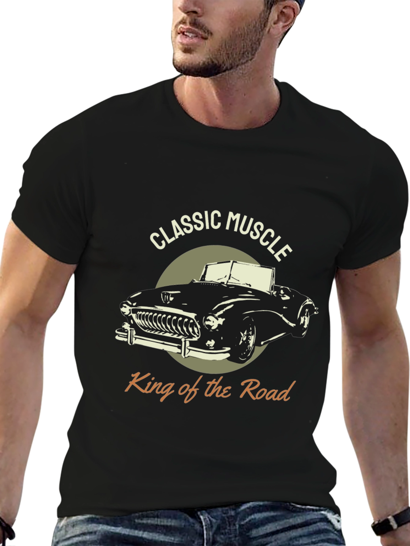 Classic Muscle Car T-Shirt - King of the Road