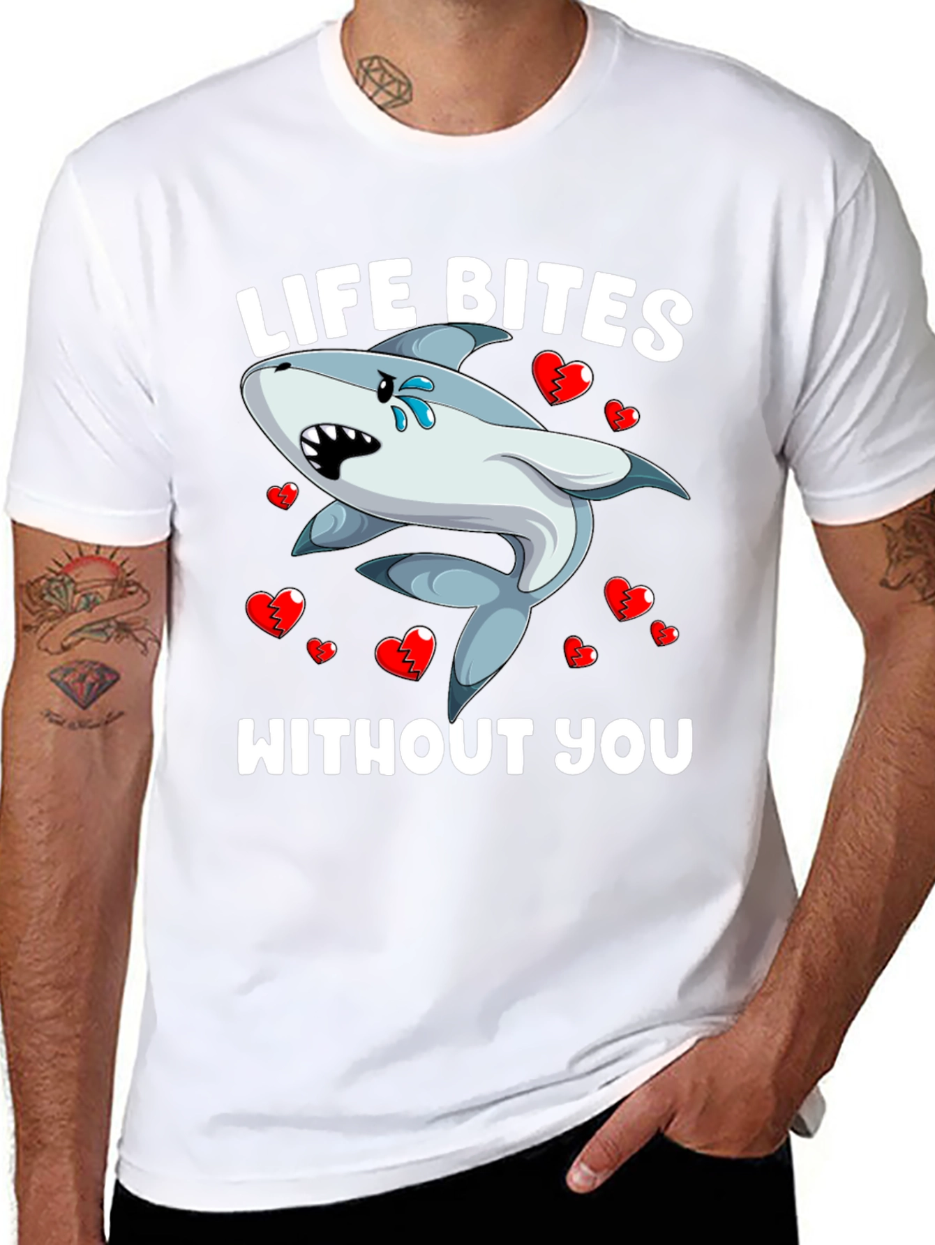 Life Bites Without You Graphic Tee