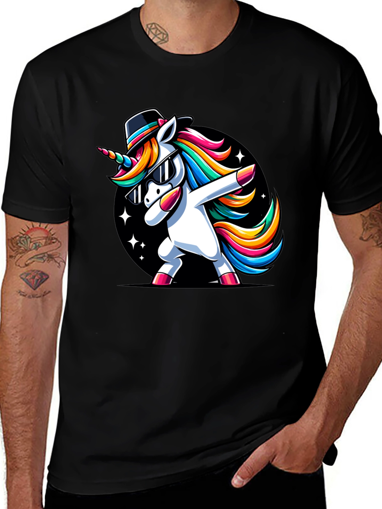 Dabbing Unicorn T-Shirt - Fun & Stylish