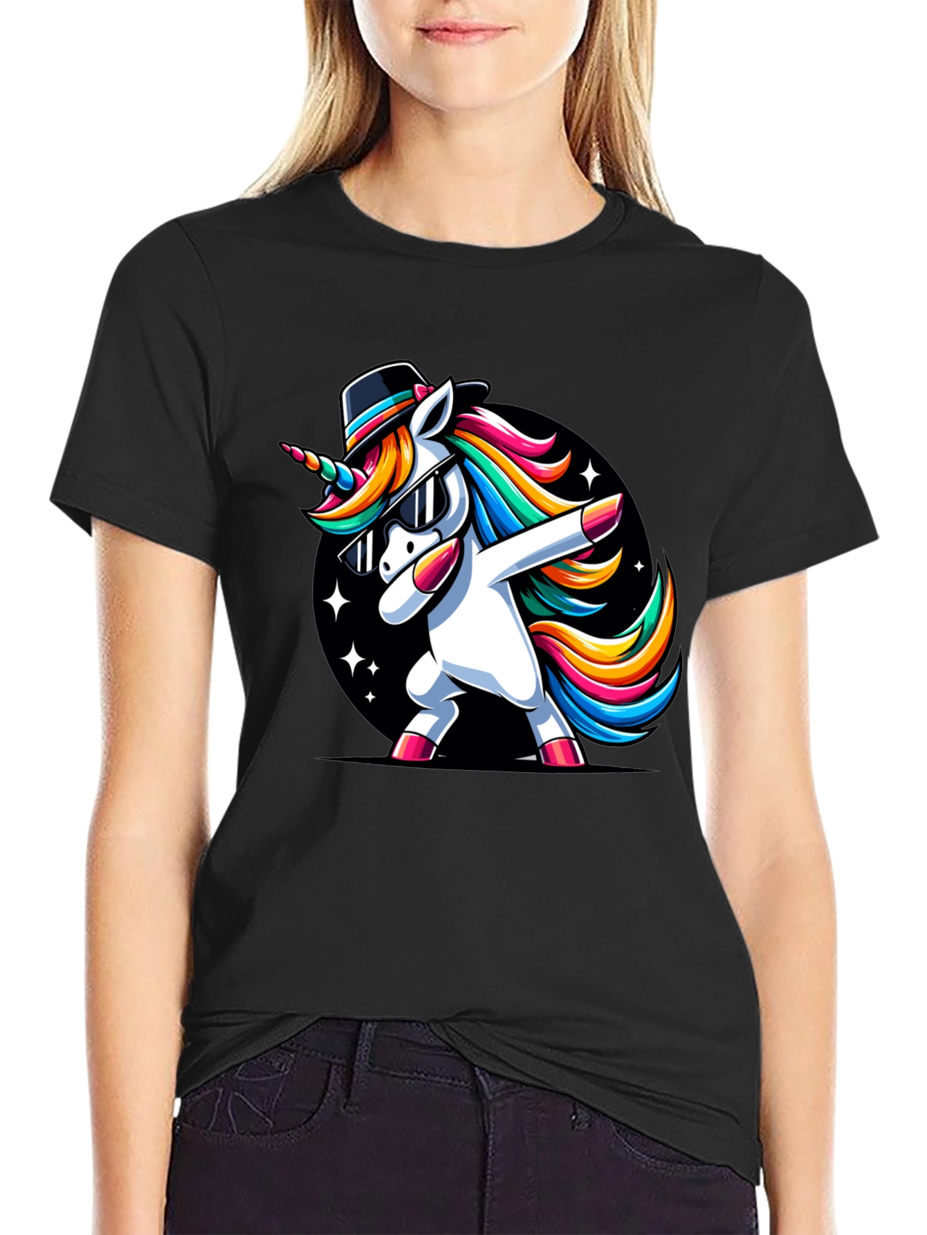 Dabbing Unicorn T-Shirt - Fun & Stylish