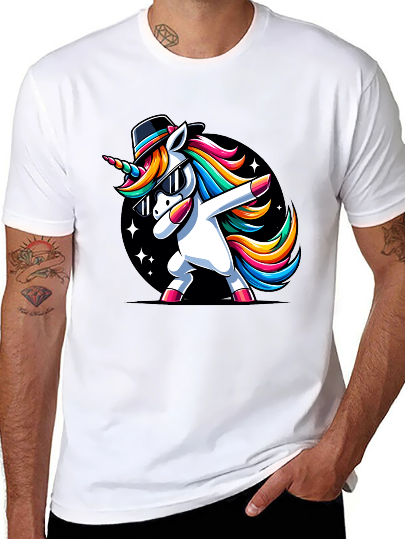 Dabbing Unicorn T-Shirt - Fun & Stylish