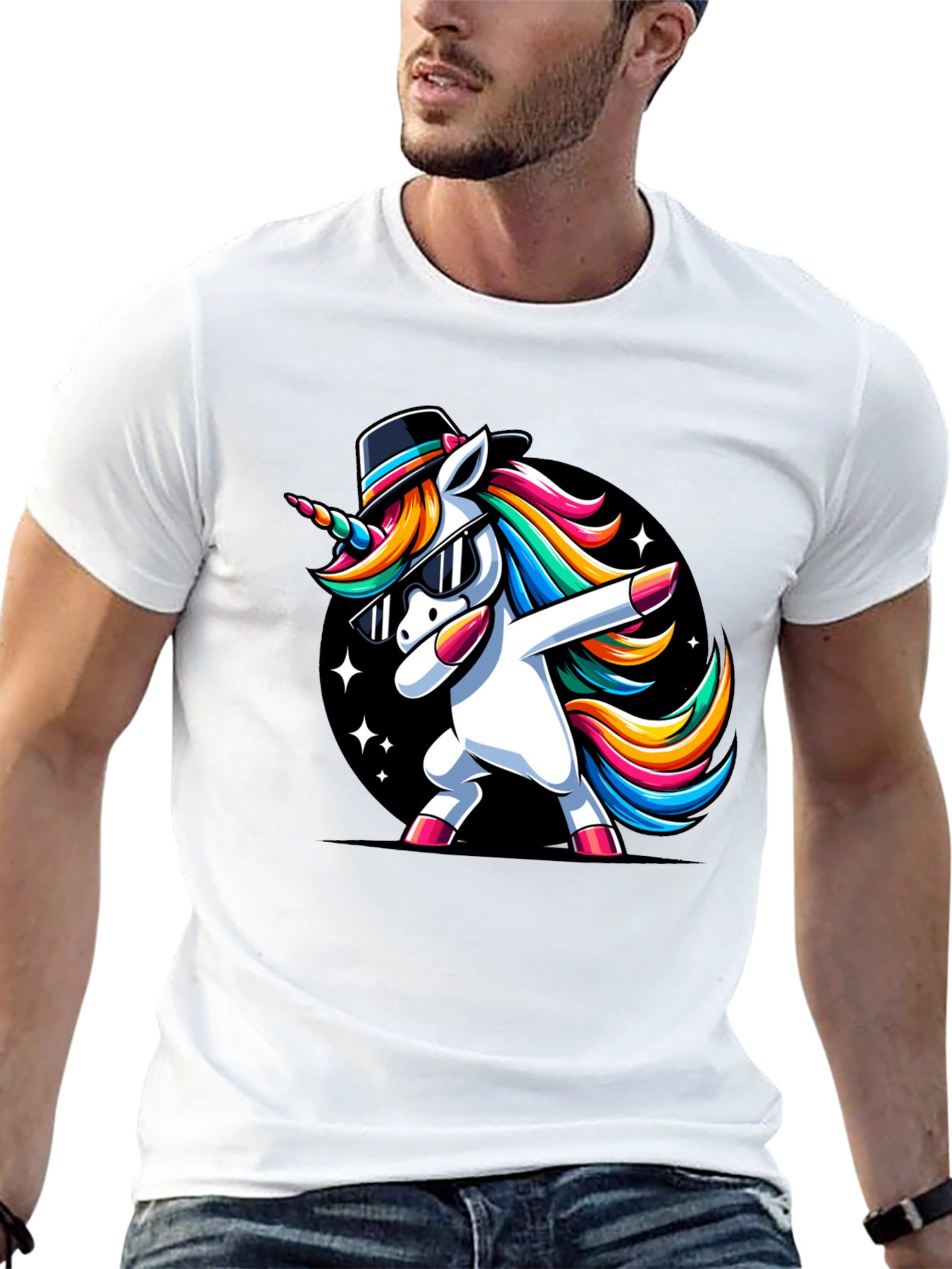 Dabbing Unicorn T-Shirt - Fun & Stylish