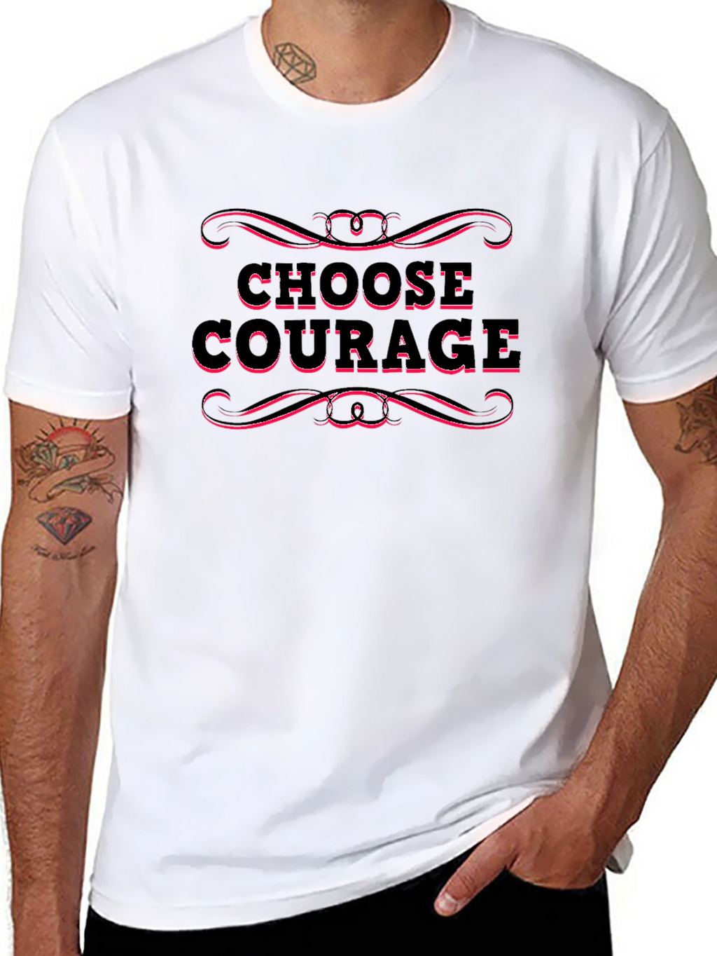 Choose Courage T-Shirt - Motivational Graphic Tee
