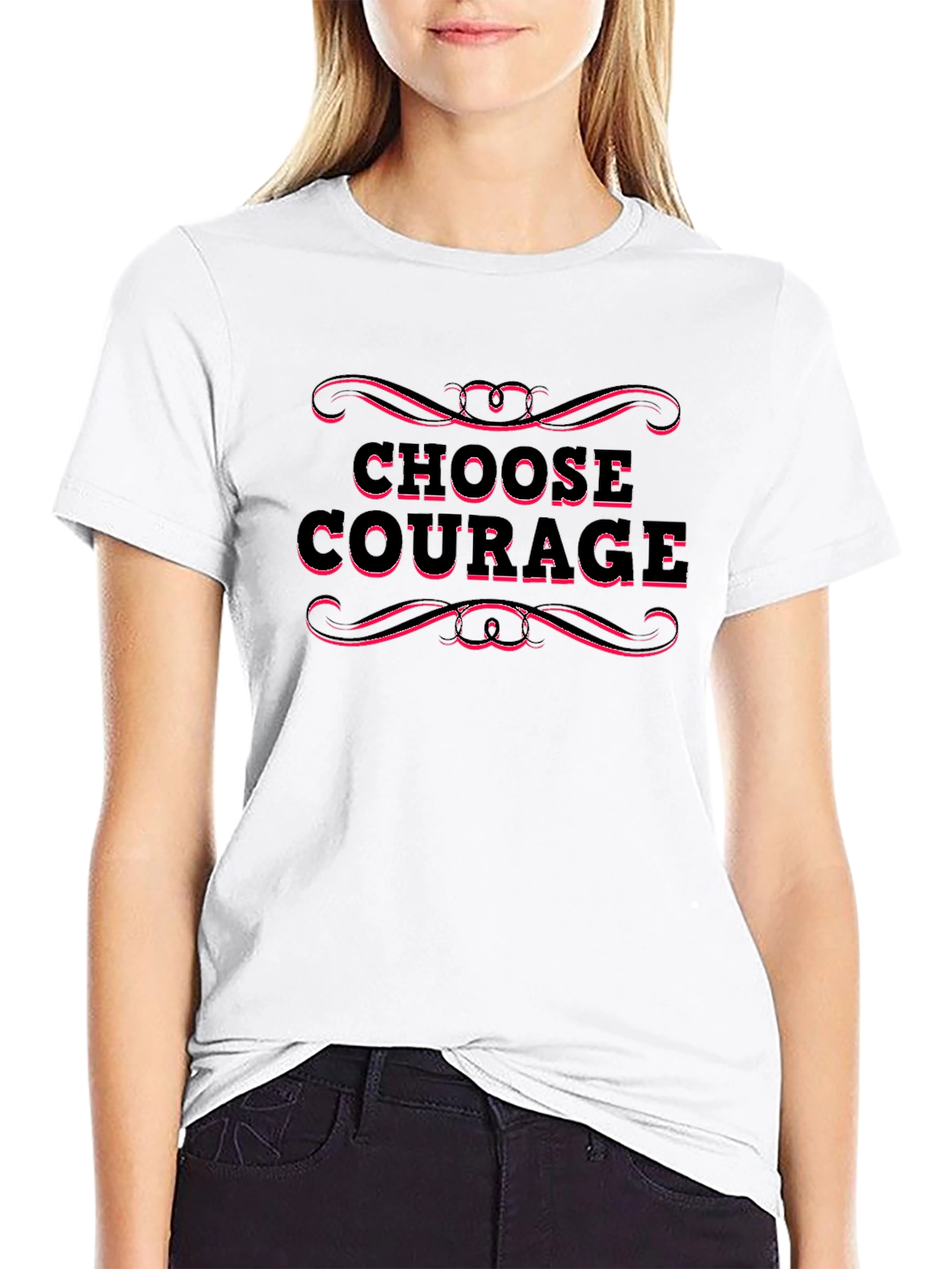 Choose Courage T-Shirt - Motivational Graphic Tee
