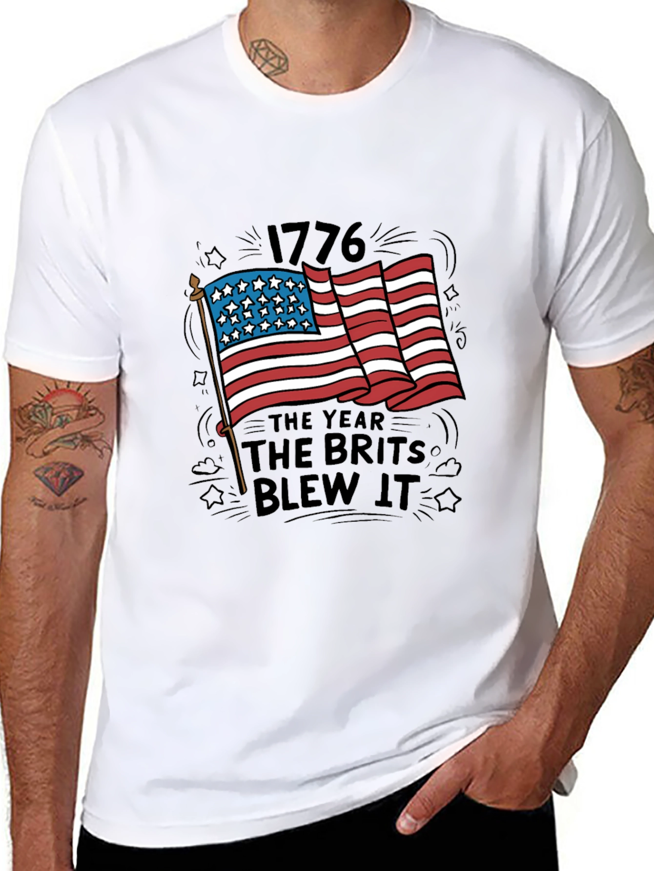 1776 The Year The Brits Blew It T-Shirt