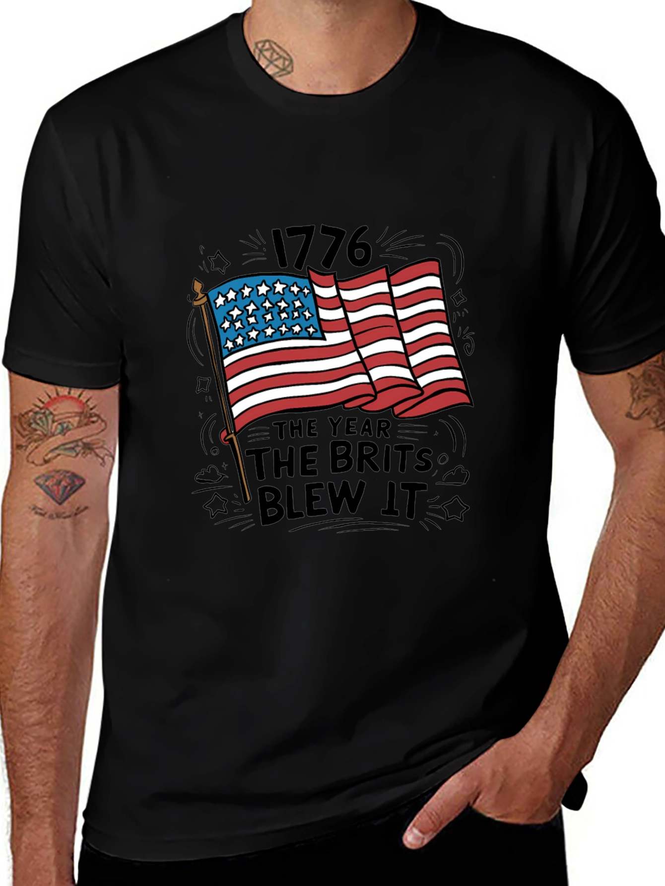 1776 The Year The Brits Blew It T-Shirt