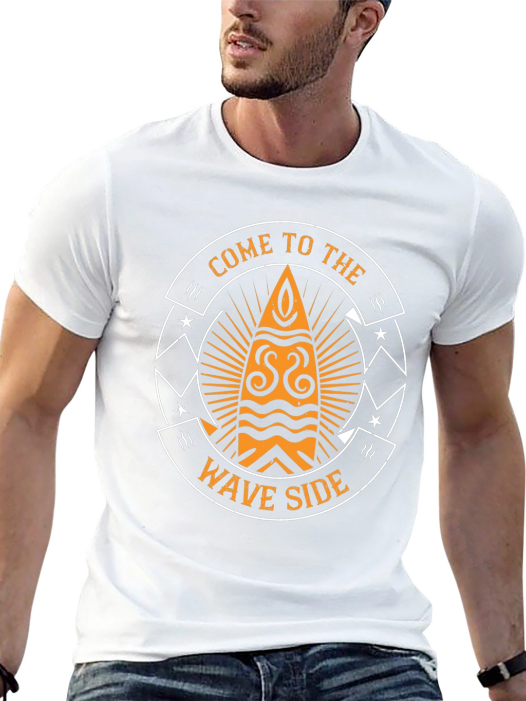 Come To The Wave Side Graphic Tee