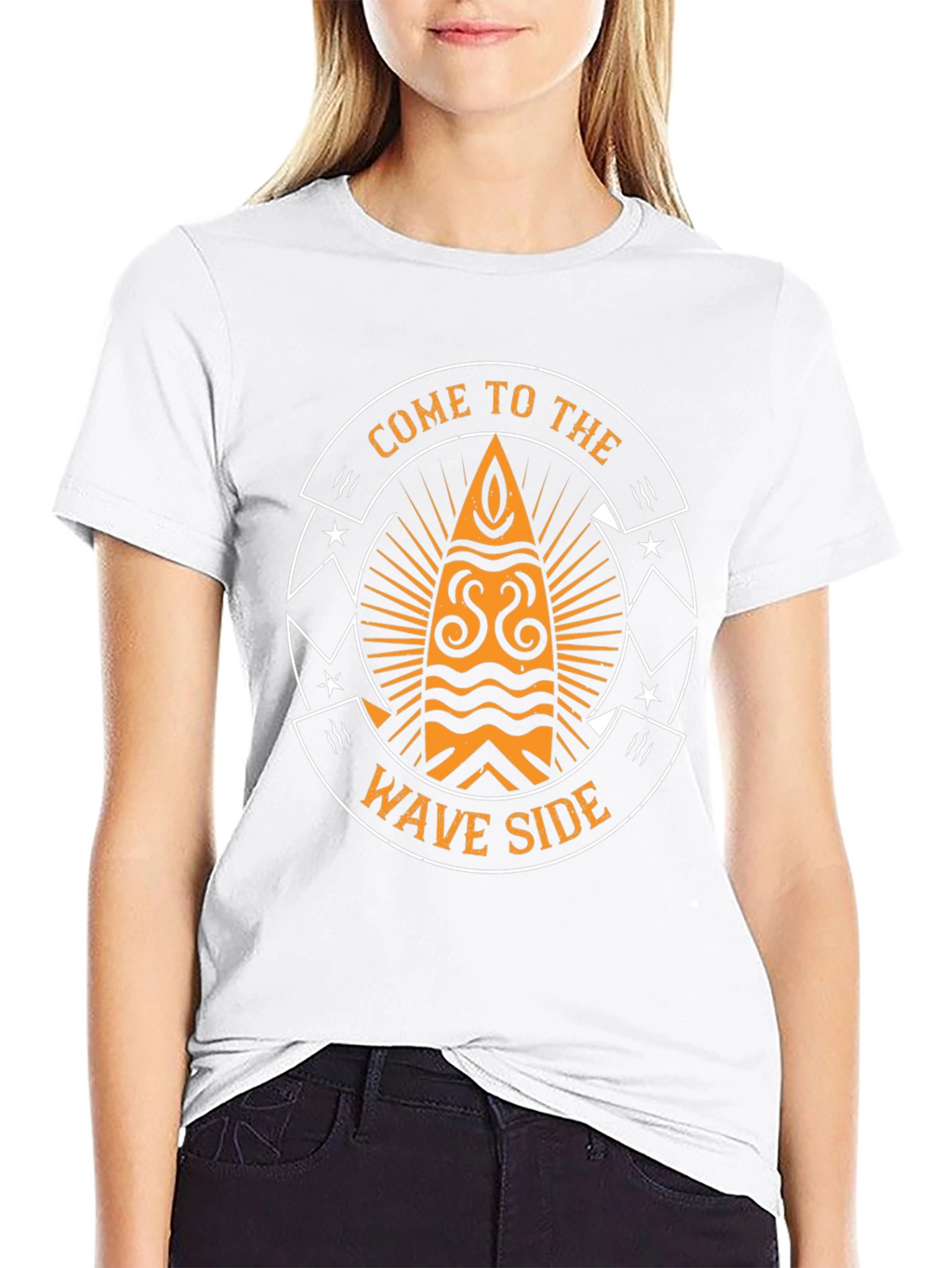 Come To The Wave Side Graphic Tee