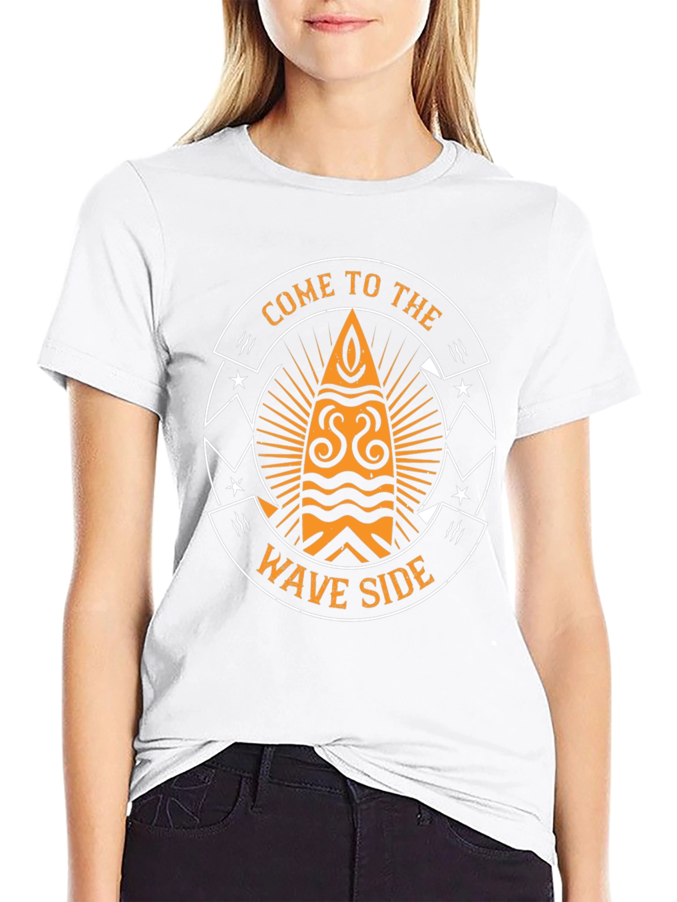 Come To The Wave Side Graphic Tee