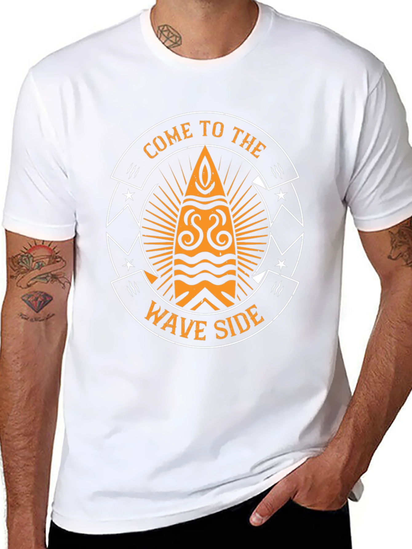 Come To The Wave Side Graphic Tee