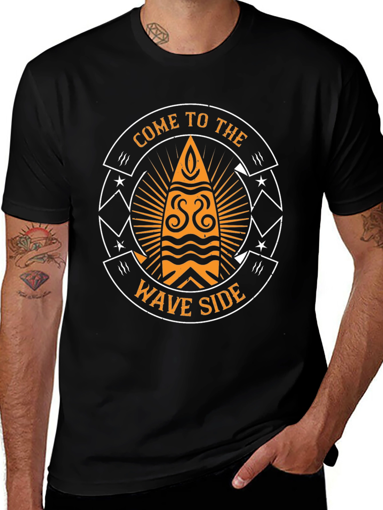 Come To The Wave Side Graphic Tee