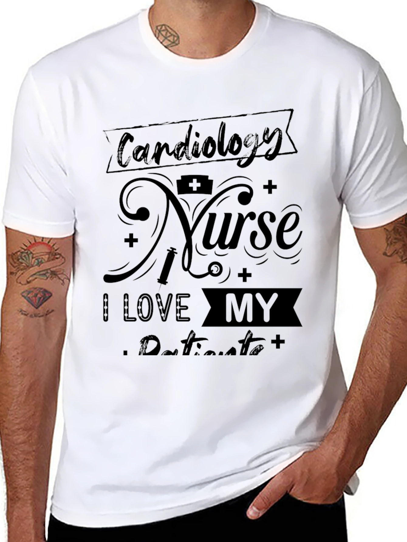 Cardiology Nurse T-Shirt - I Love My Patients!