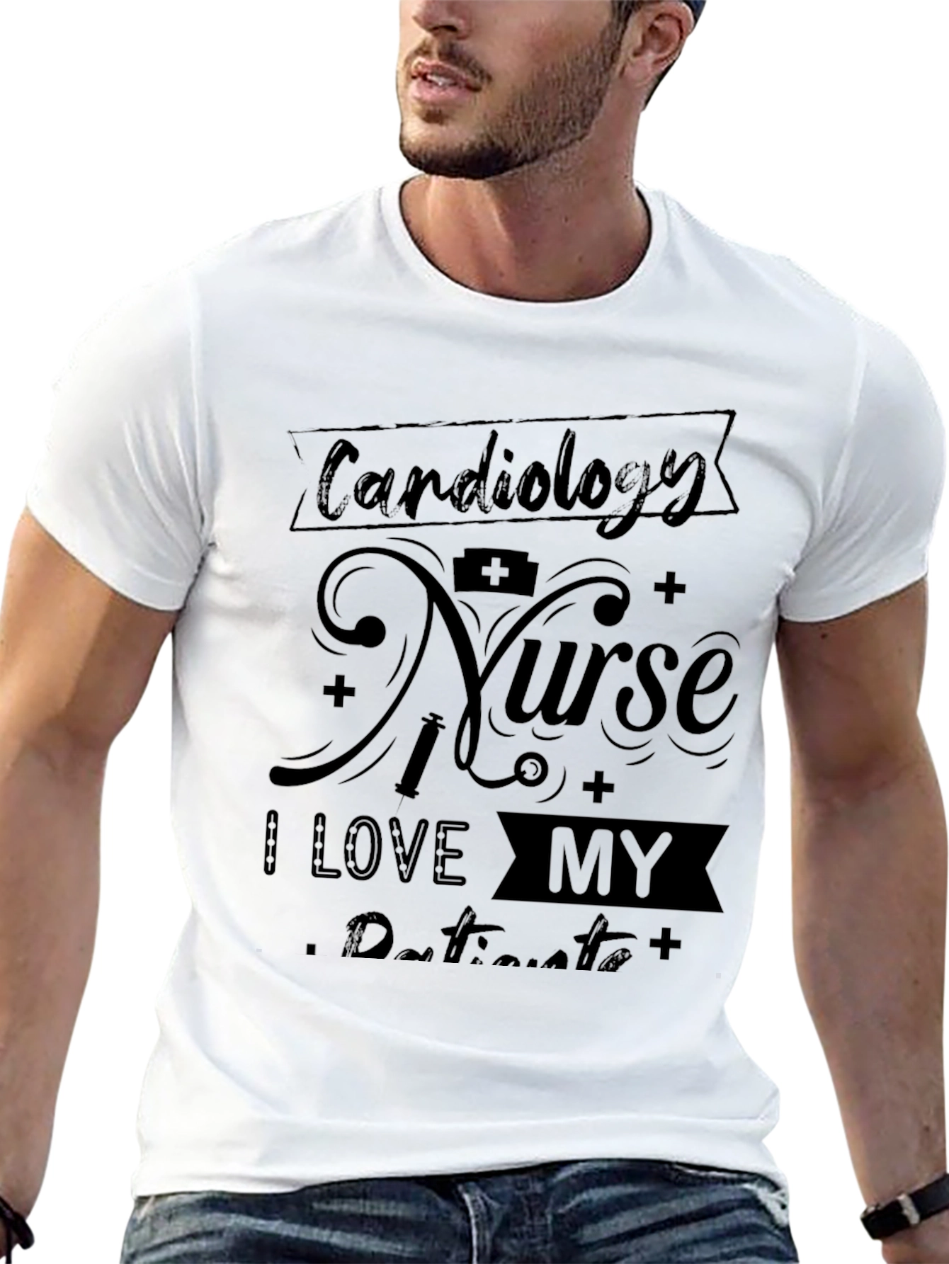 Cardiology Nurse T-Shirt - I Love My Patients!