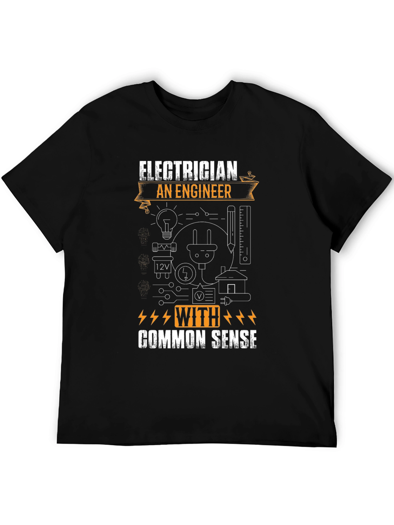 Electrician Common Sense Graphic T-Shirt