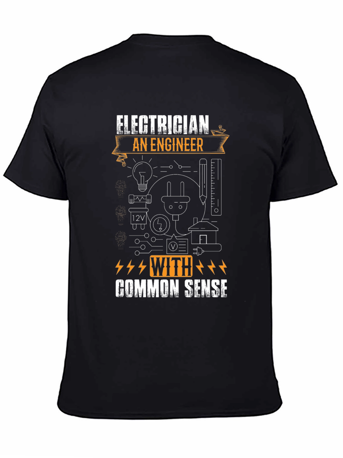 Electrician Common Sense Graphic T-Shirt