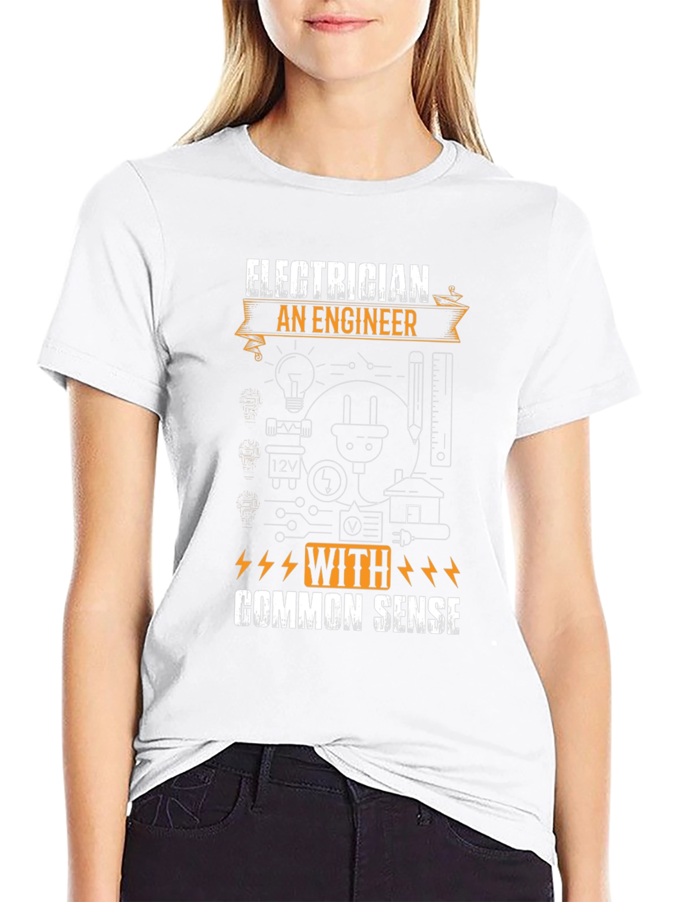 Electrician Common Sense Graphic T-Shirt