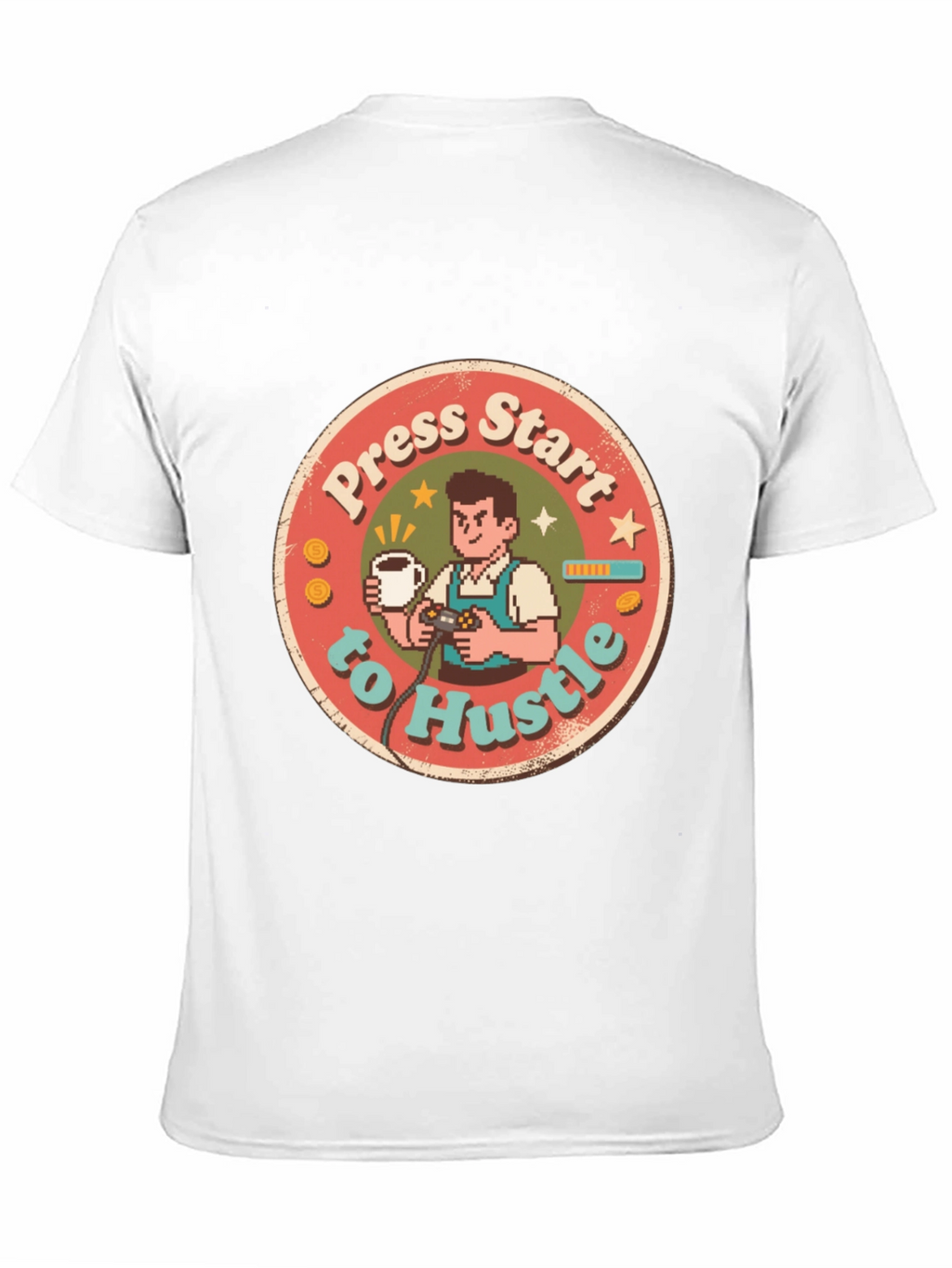 Press Start to Hustle Graphic Tee