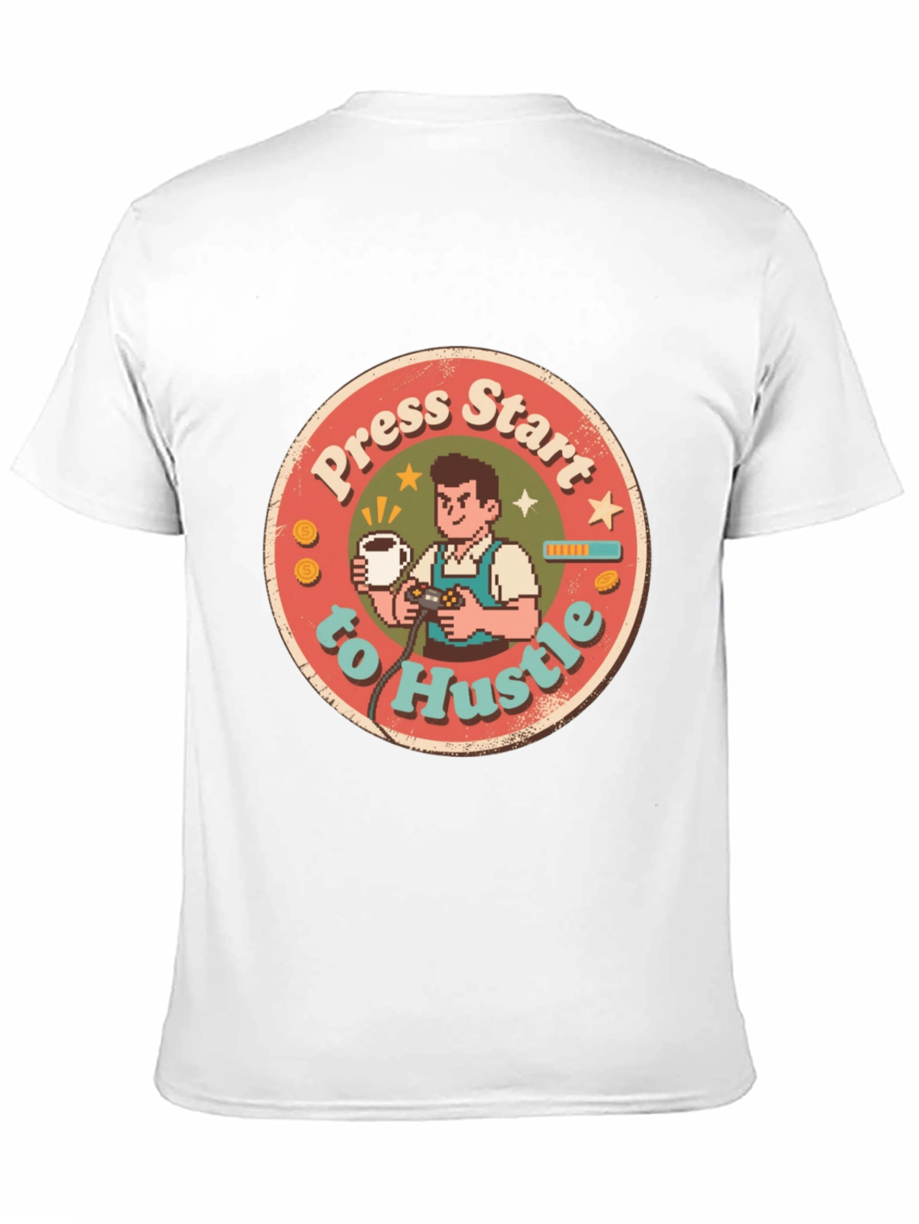 Press Start to Hustle Graphic Tee