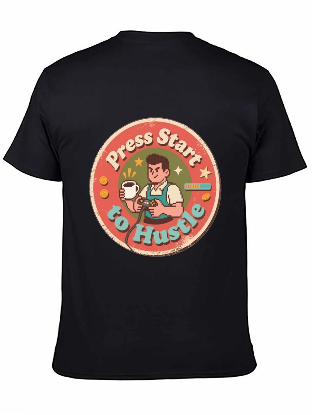 Press Start to Hustle Graphic Tee
