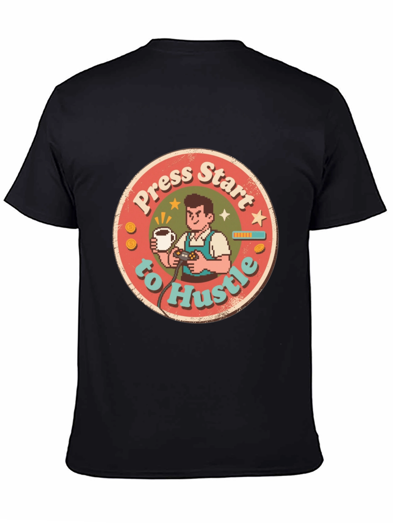 Press Start to Hustle Graphic Tee