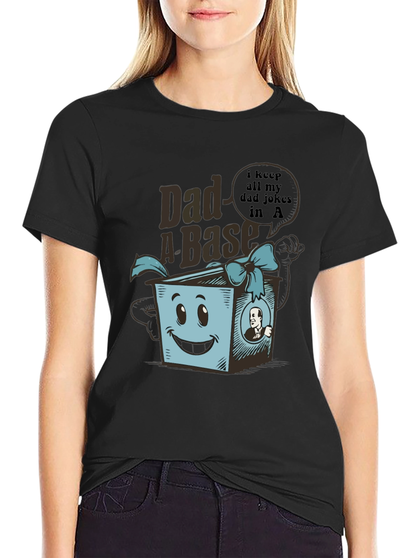 Dad-A-Base Funny Dad Jokes T-Shirt