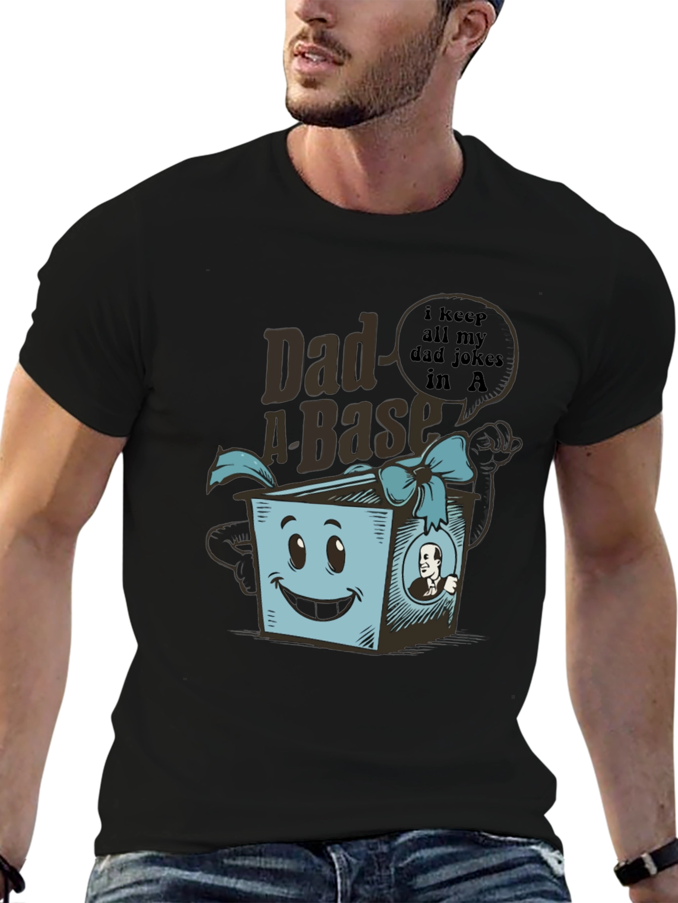 Dad-A-Base Funny Dad Jokes T-Shirt