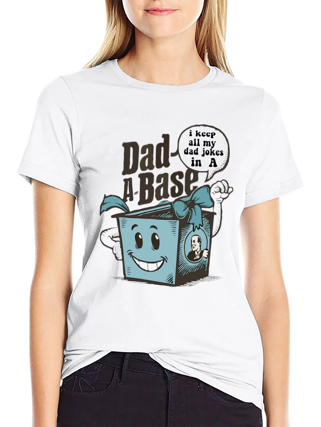 Dad-A-Base Funny Dad Jokes T-Shirt