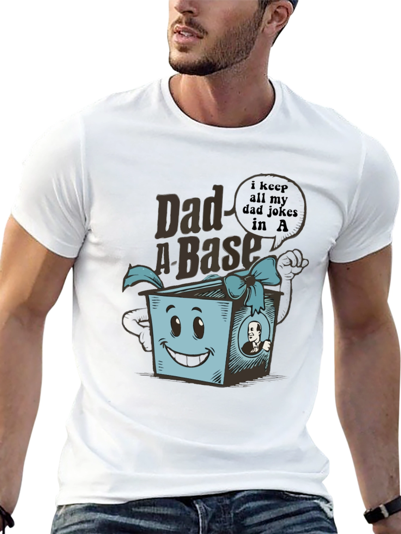 Dad-A-Base Funny Dad Jokes T-Shirt