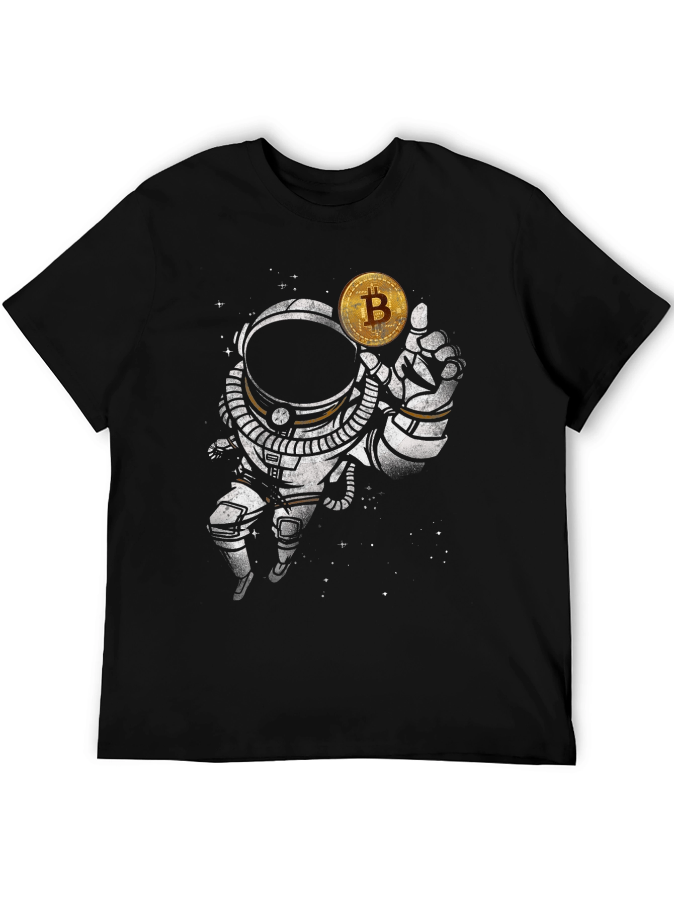 Bitcoin Astronaut T-Shirt - Crypto Space Explorer