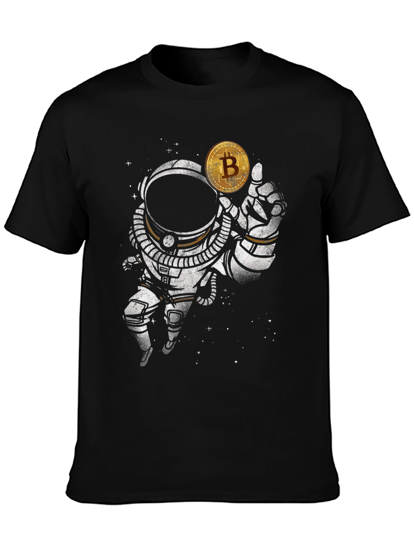 Bitcoin Astronaut T-Shirt - Crypto Space Explorer