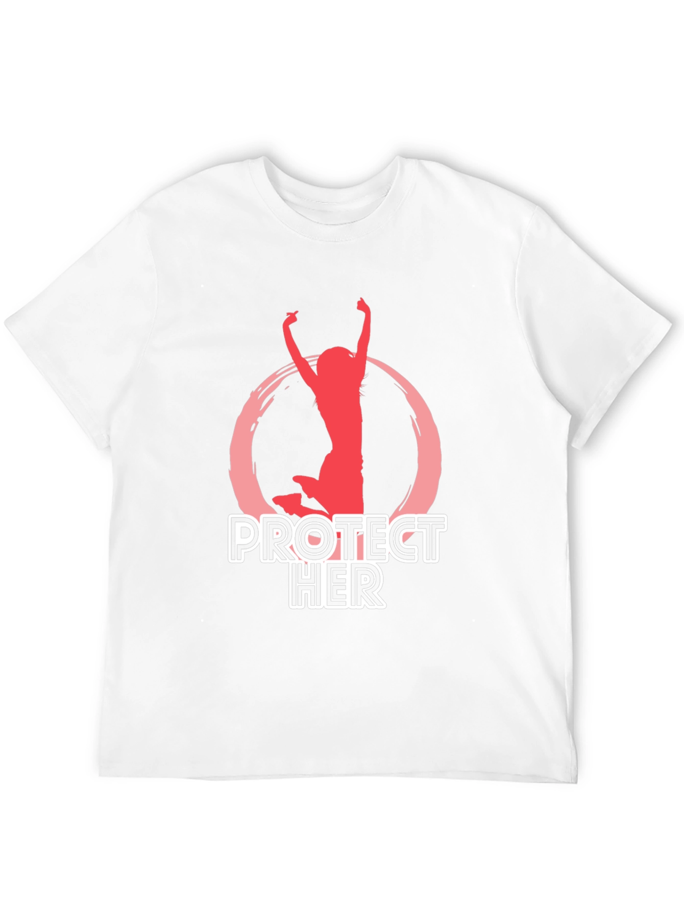 Protect Her Black Graphic Tee