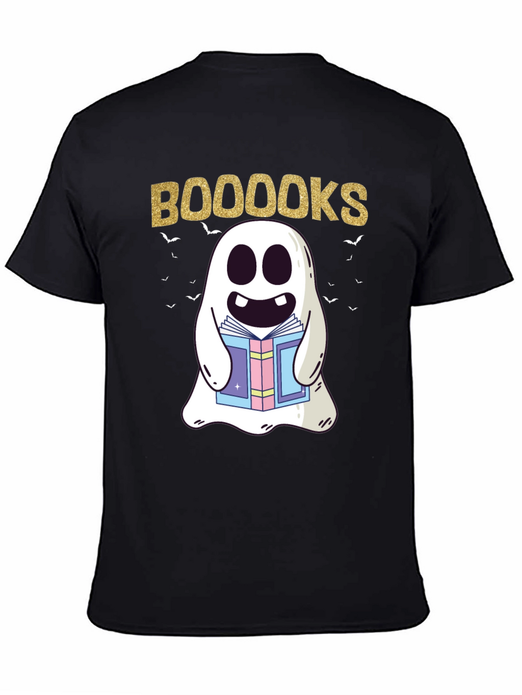 Booooks Ghost Reading T-Shirt