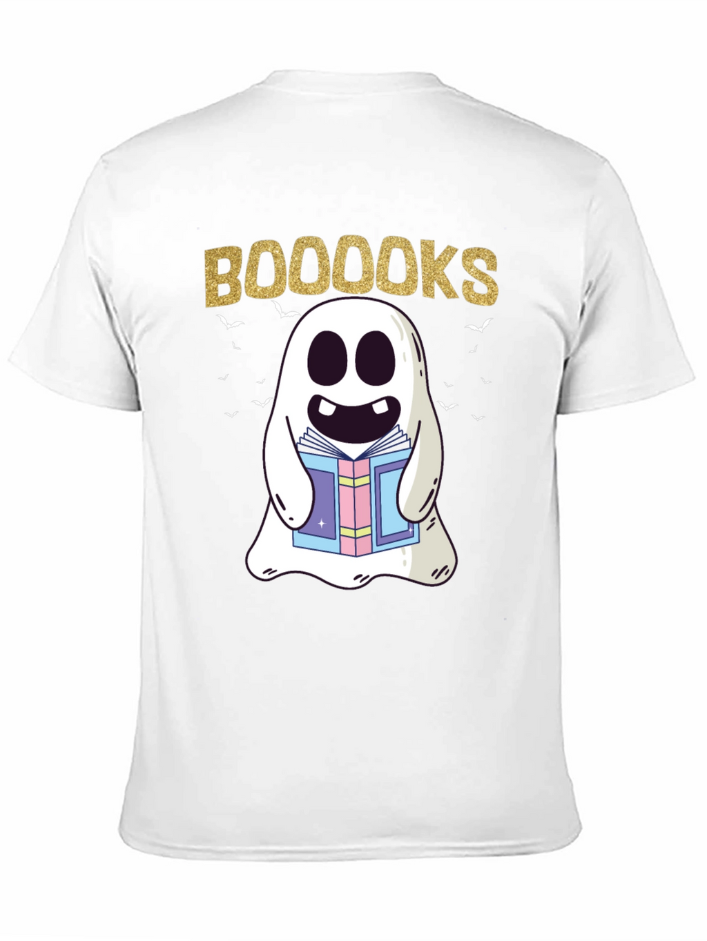 Booooks Ghost Reading T-Shirt