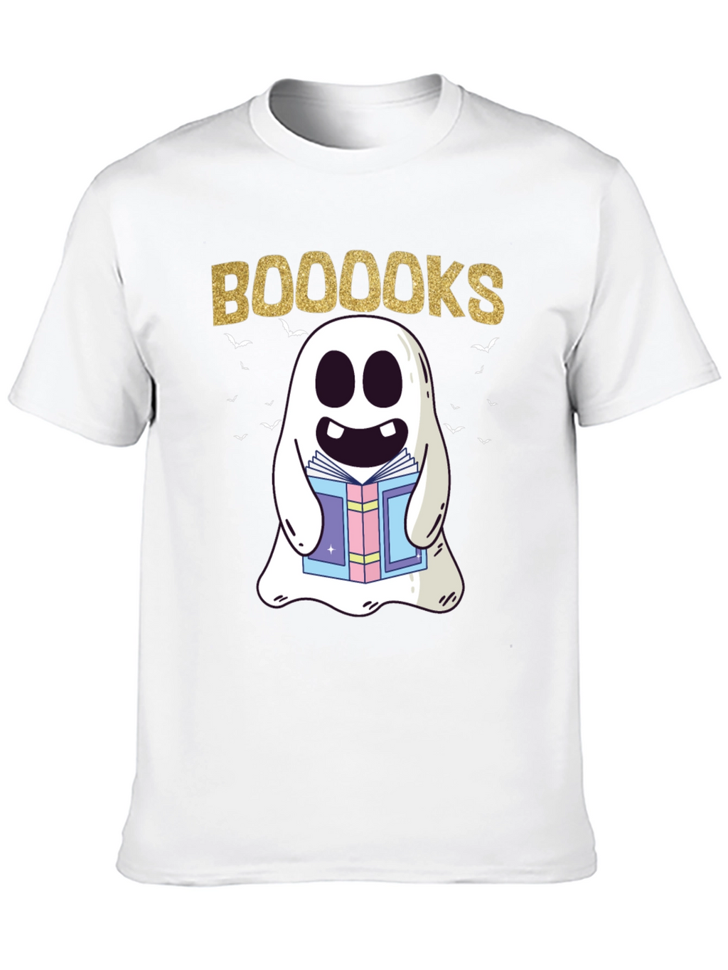 Booooks Ghost Reading T-Shirt