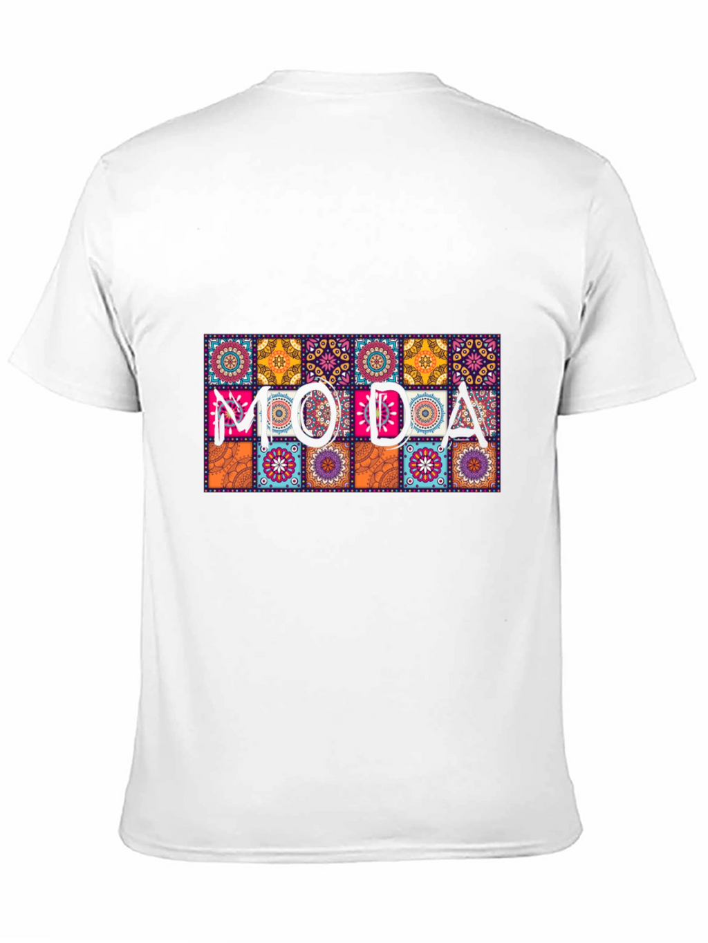Moda Patterned Graphic Tee