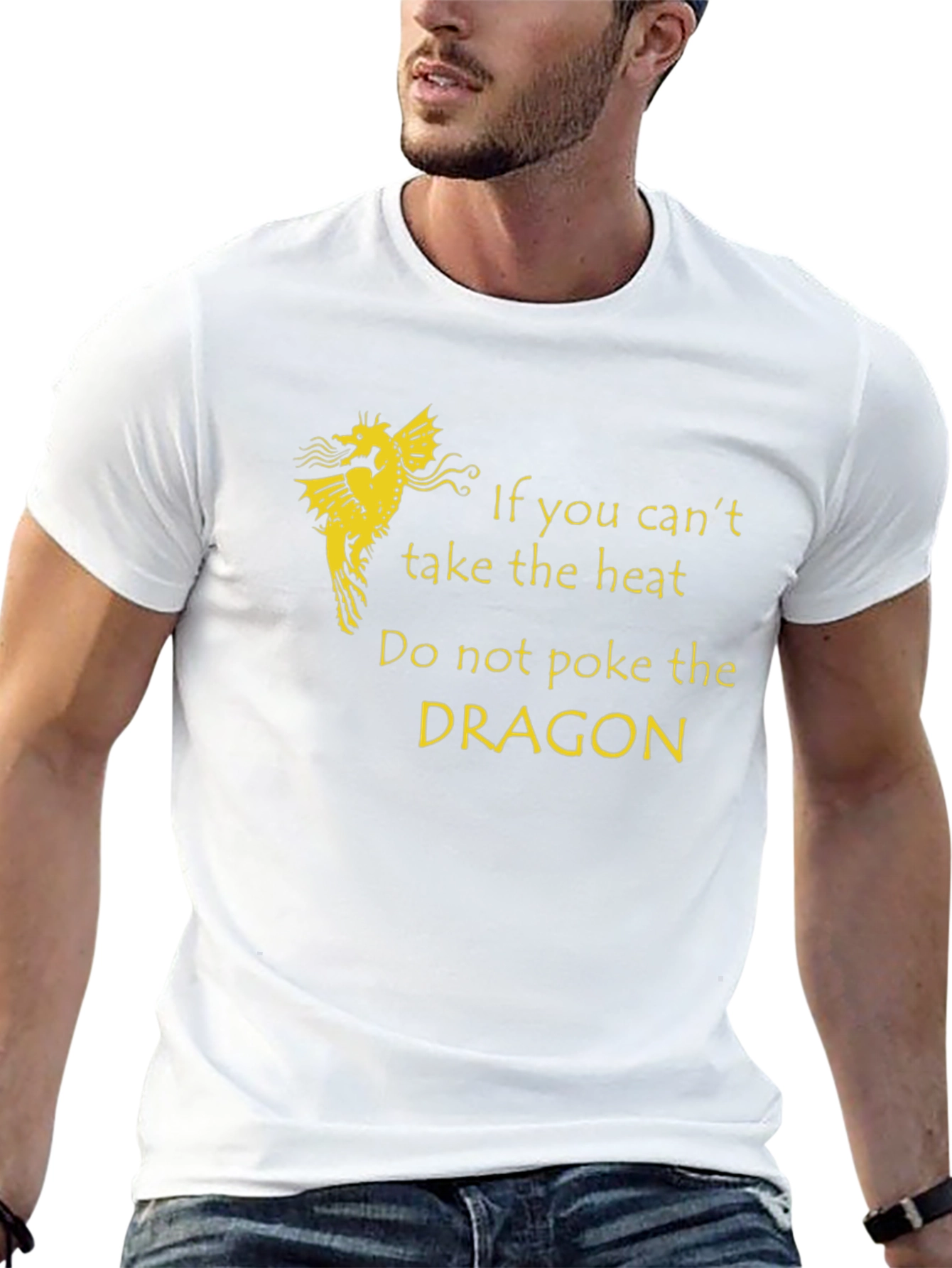 Dragon Graphic T-Shirt - If You Cant Take the Heat