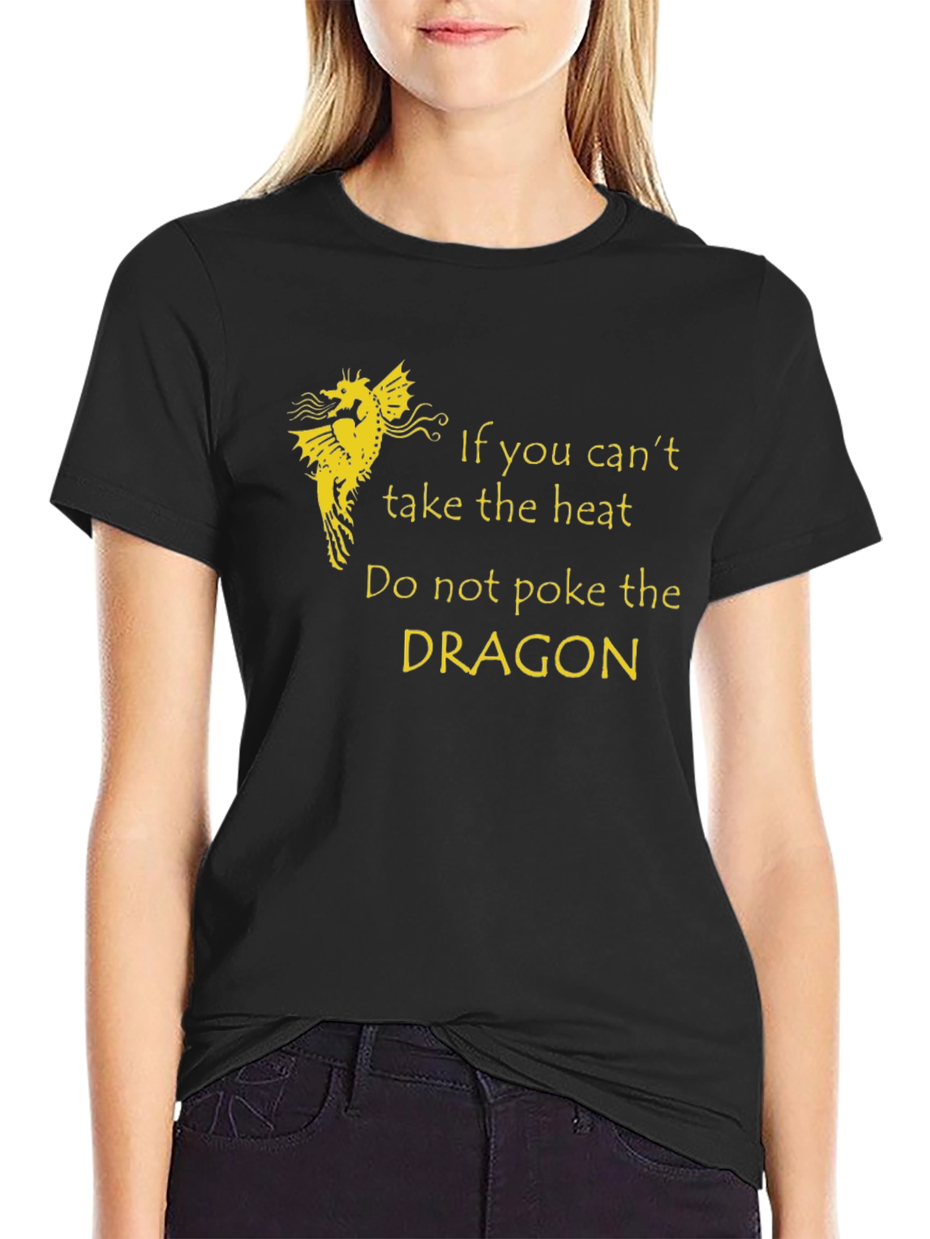 Dragon Graphic T-Shirt - If You Cant Take the Heat