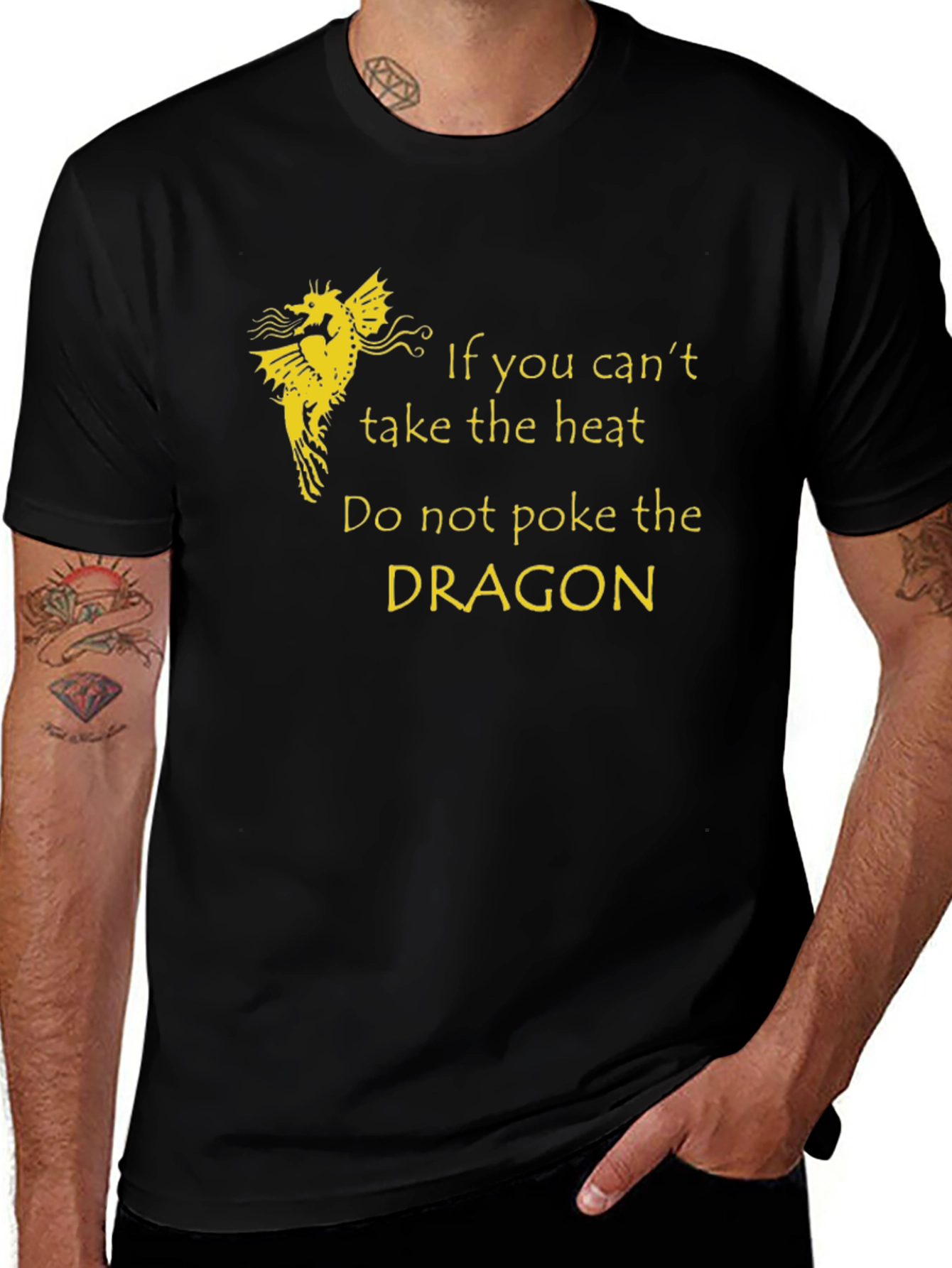 Dragon Graphic T-Shirt - If You Cant Take the Heat