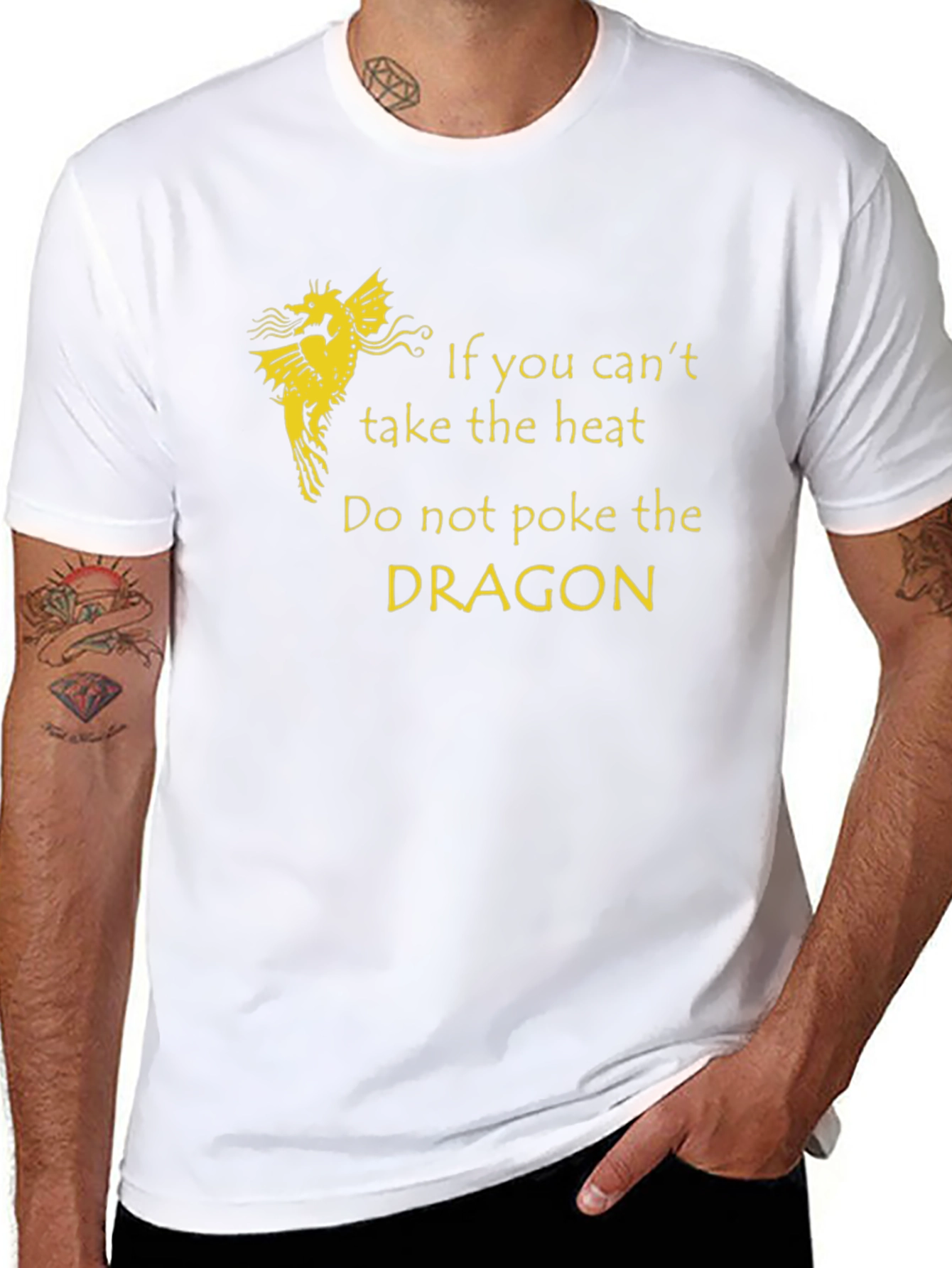 Dragon Graphic T-Shirt - If You Cant Take the Heat