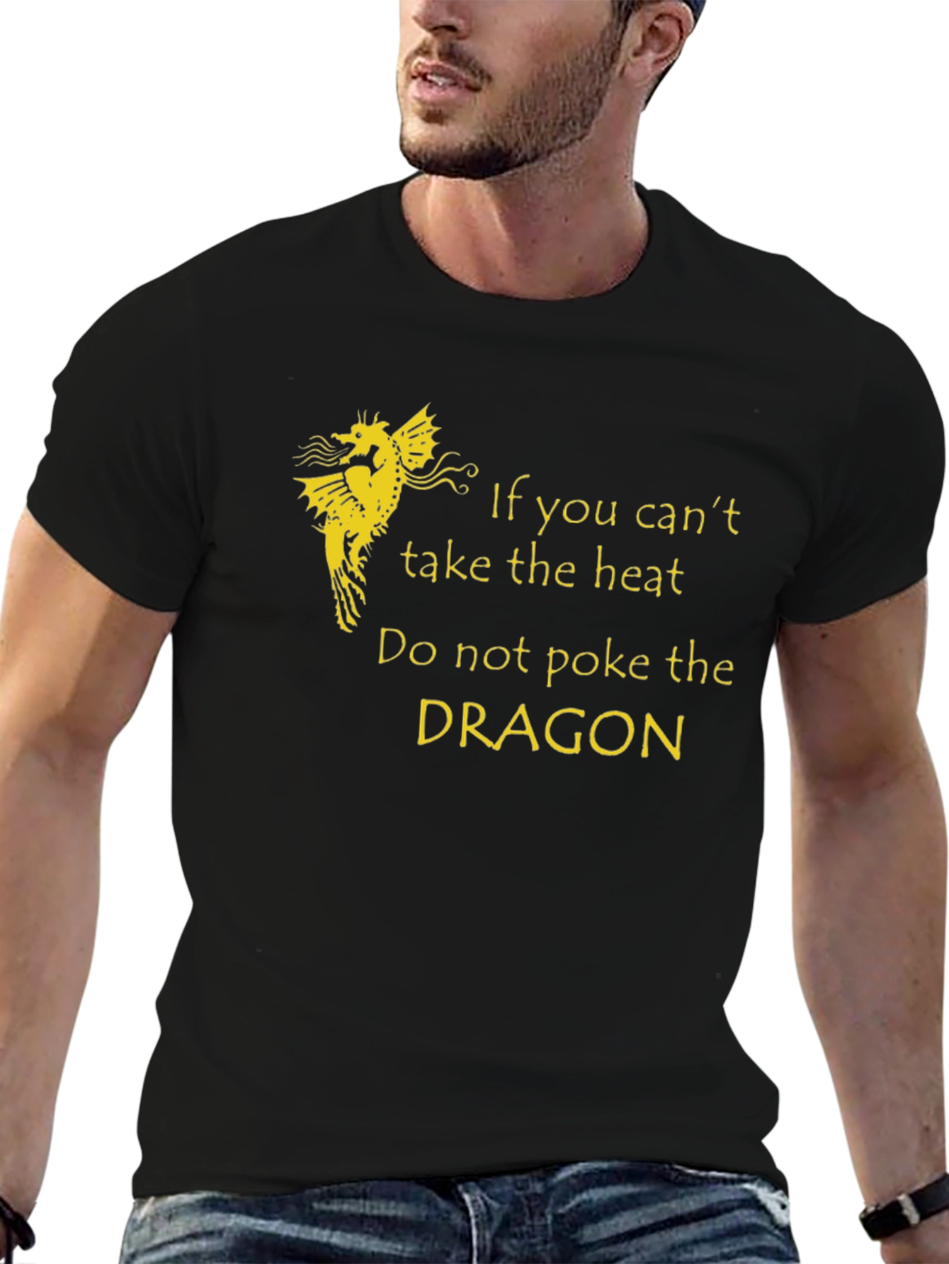 Dragon Graphic T-Shirt - If You Cant Take the Heat