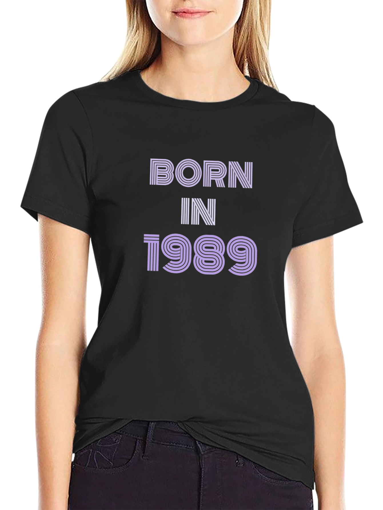 Born In 1989 Graphic Tee - Retro Birthday Shirt