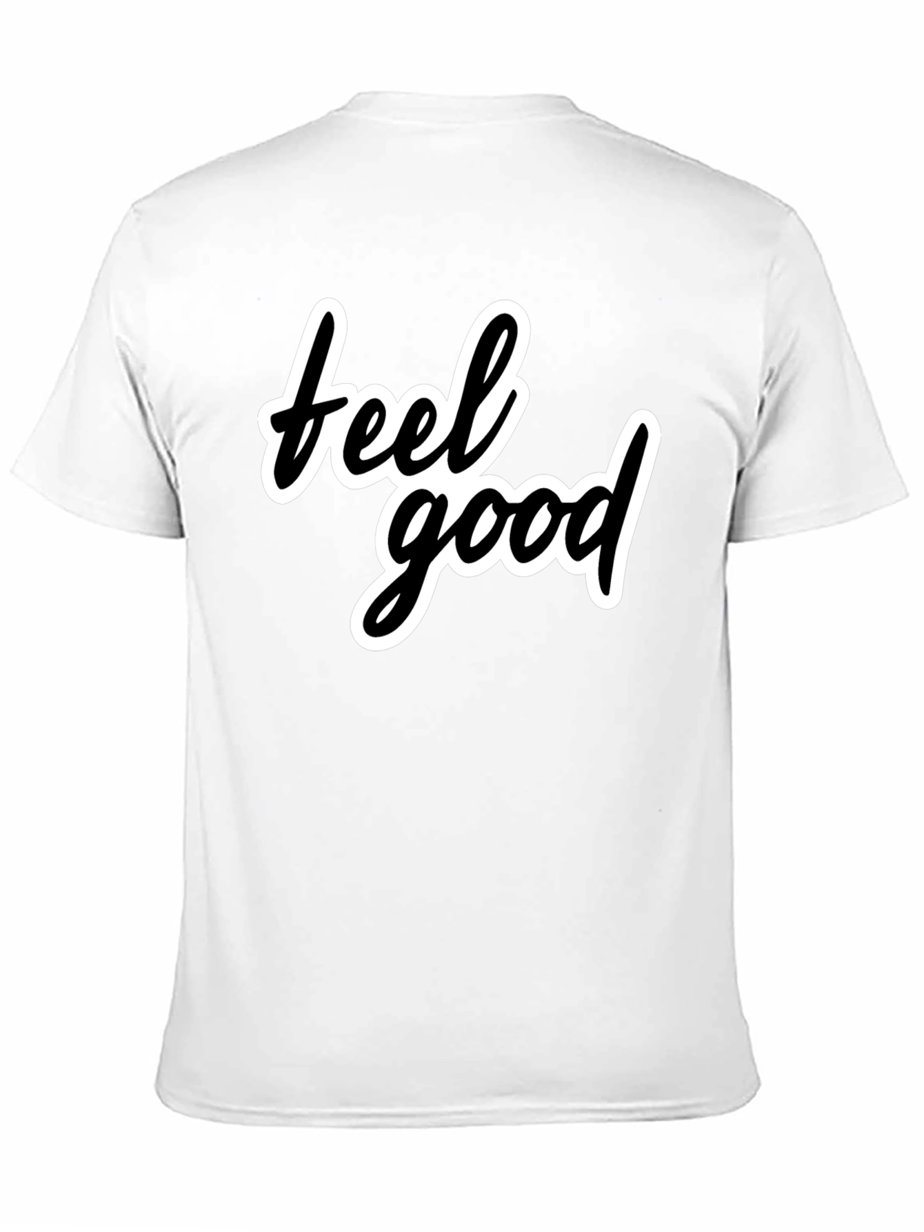 Feel Good Black T-Shirt - Stylish Casual Wear