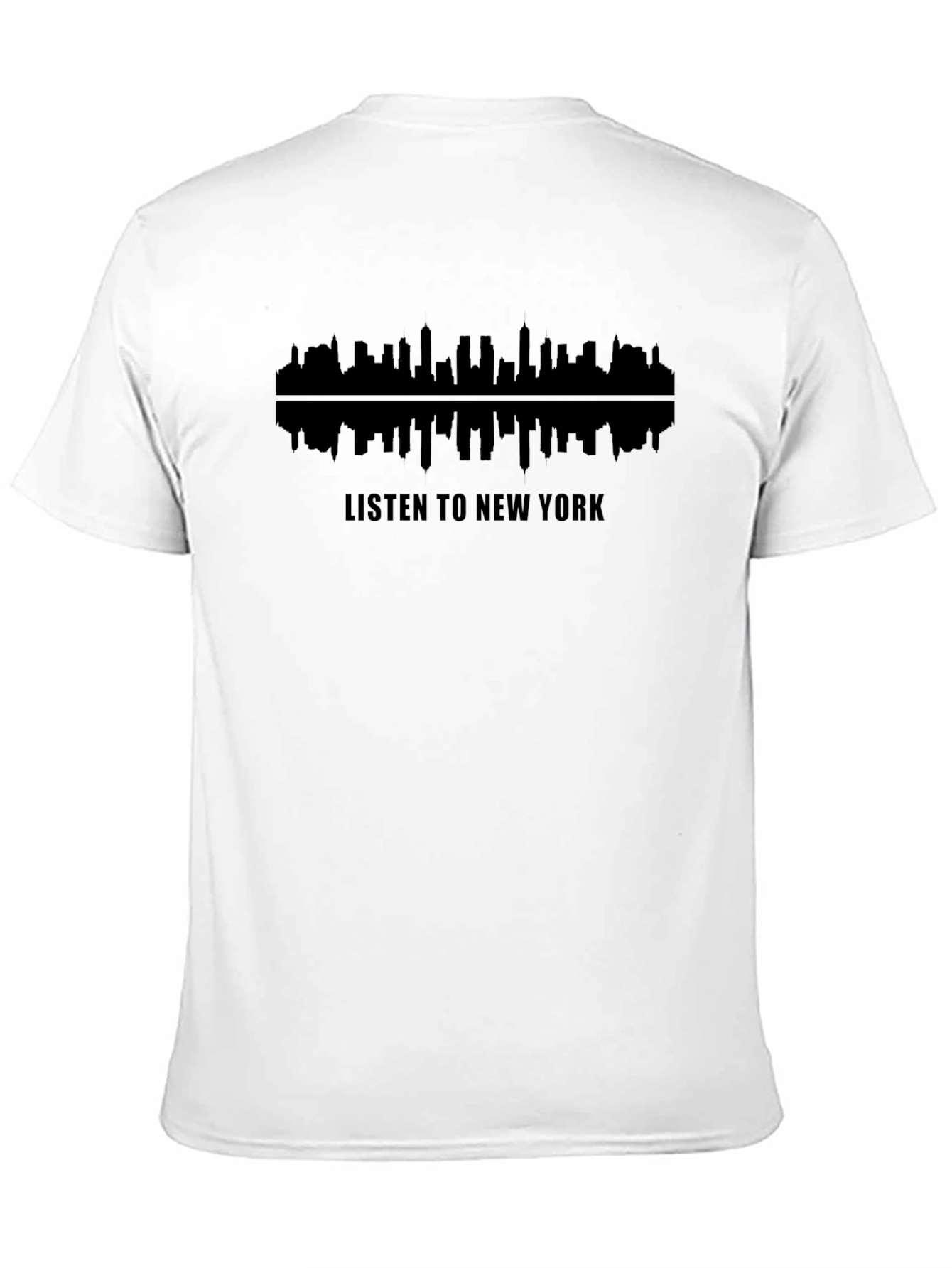 Listen to New York Black Graphic Tee