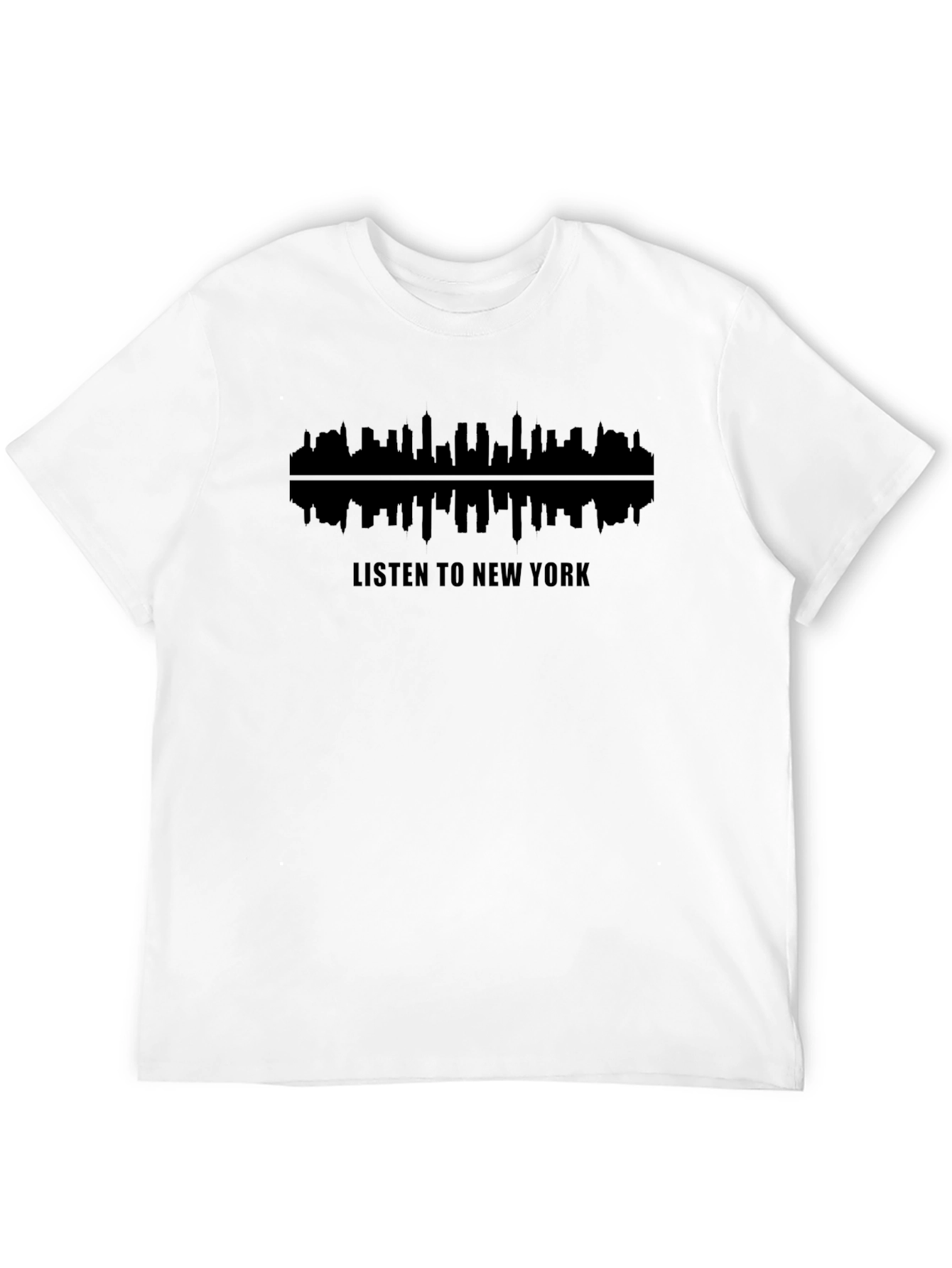 Listen to New York Black Graphic Tee