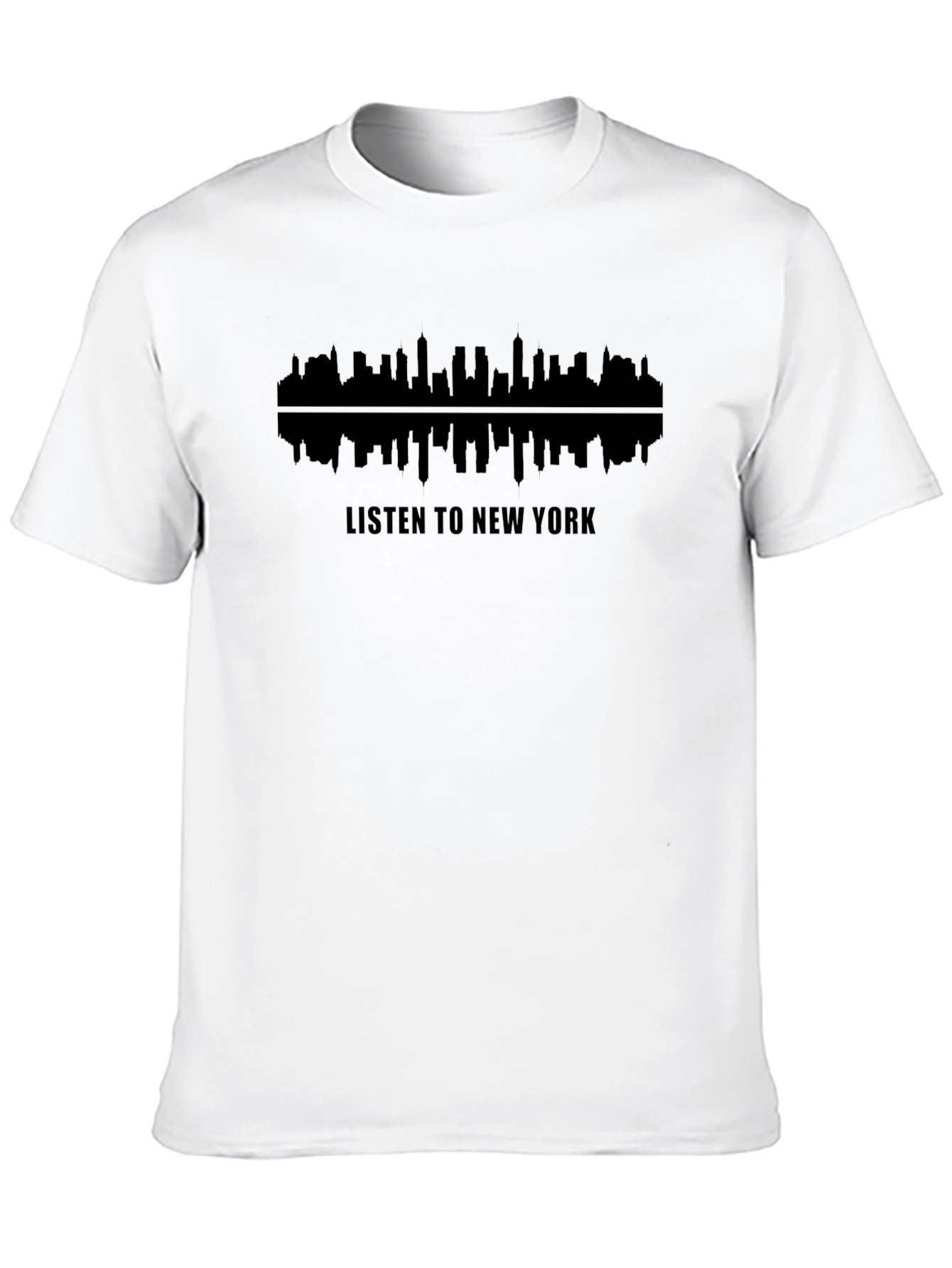 Listen to New York Black Graphic Tee